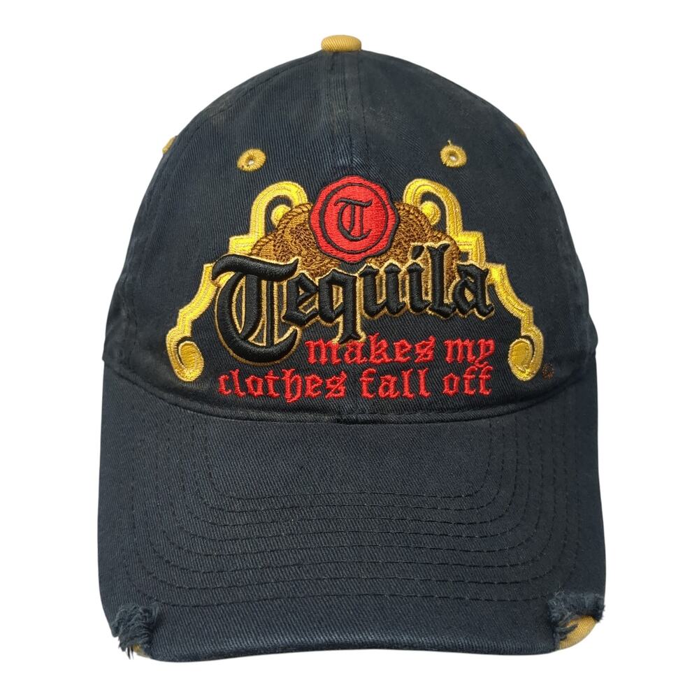 Tequila Makes My Clothes Fall Off Strapback Hat Blue One Size Capsmith